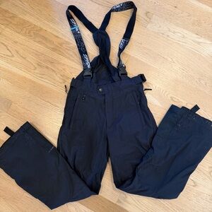 Spyder Dark Snow Pants with Straps